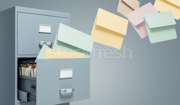 Rapide fichier transférer gestion fichiers placard [[stock_photo]] © stokkete