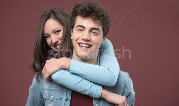 Young couple hugging Stock photo © stokkete