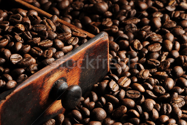 Grains de café peu profond café culture [[stock_photo]] © stokkete