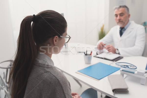 Patient in the GP's office Stock photo © stokkete