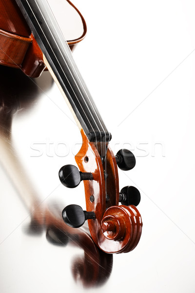 Violín tiro música rojo elegancia Foto stock © stokkete