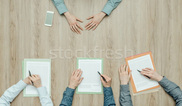 Job interview Stock photo © stokkete