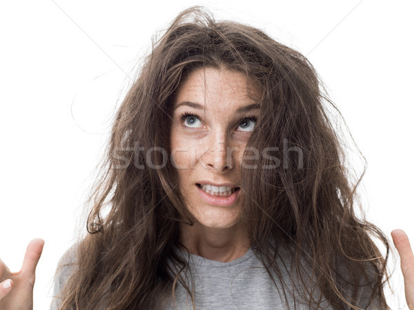 Bad hair day Stock photo © stokkete