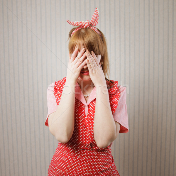 Worried housewife Stock photo © stokkete