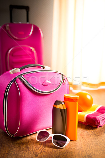 Summer vacations packing Stock photo © stokkete