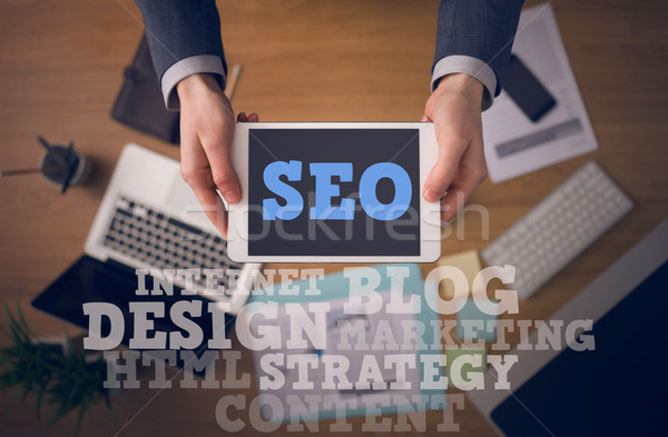 Search engine optimization concept Stock photo © stokkete