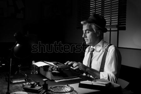 Spy agent caught stealing informations Stock photo © stokkete