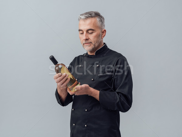 Wijn cultuur professionele chef Stockfoto © stokkete