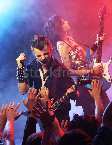 Rock concert Stock photo © stokkete