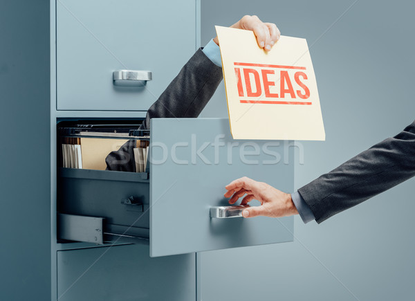 Business innovations and ideas Stock photo © stokkete