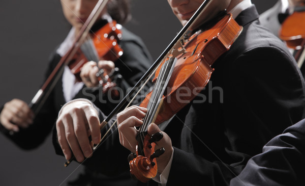 Muzyka klasyczna koncertu symfonia muzyki skrzypek strony Zdjęcia stock © stokkete