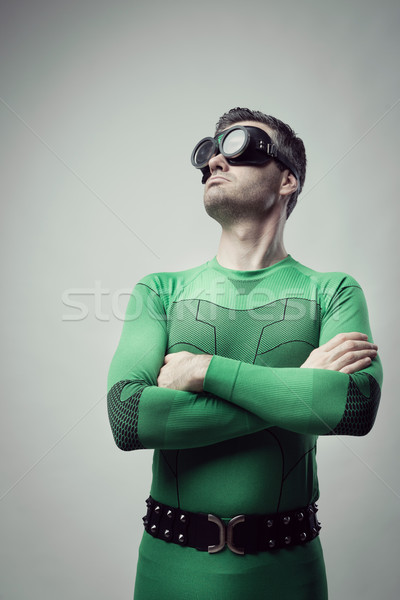 Cool superhero looking away Stock photo © stokkete