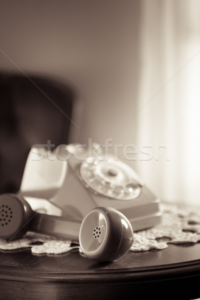 Handset on hold Stock photo © stokkete