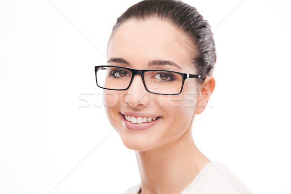 Young beautiful woman wearing glasses Stock photo © stokkete