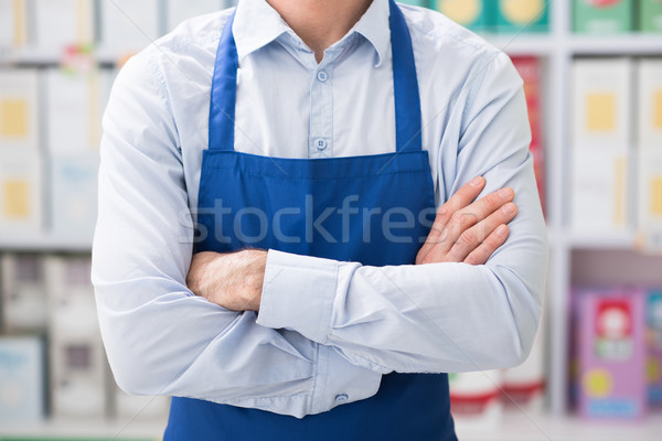 Professional shop assistant Stock photo © stokkete