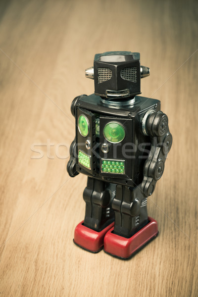 Vintage étain jouet robot drôle [[stock_photo]] © stokkete