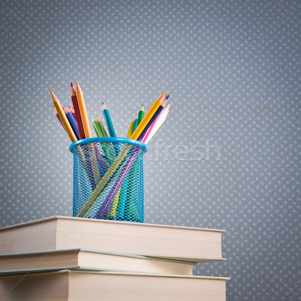 Multicolor pencils set Stock photo © stokkete