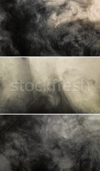 Dark ink spill flowing in water Stock photo © stokkete