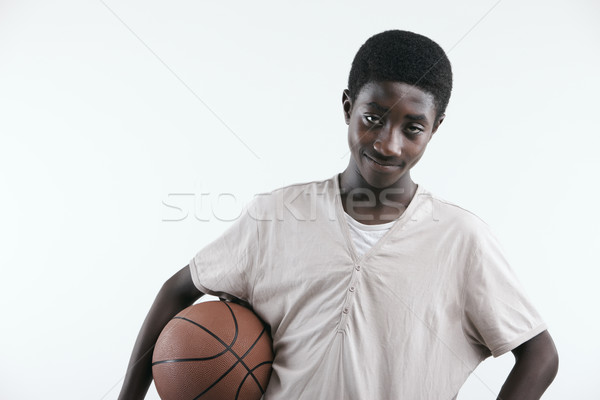 Boy with Basketball Stock photo © stokkete