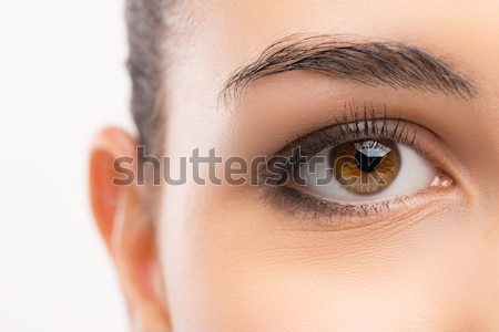 Beautiful woman's eye close-up Stock photo © stokkete