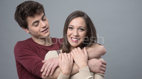 Young couple hugging Stock photo © stokkete