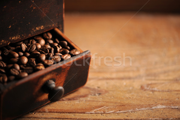 Stockfoto: Koffiebonen · ondiep · cafe · cultuur