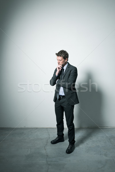 Thoughtful businessman Stock photo © stokkete