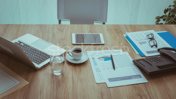 бизнеса workspace корпоративного служба профессиональных Desktop Сток-фото © stokkete