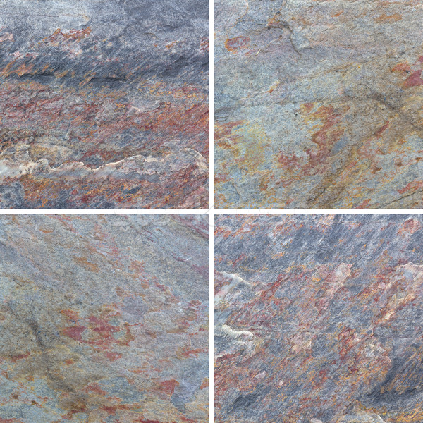 Texture diverso pietra set raccolta muro Foto d'archivio © stoonn