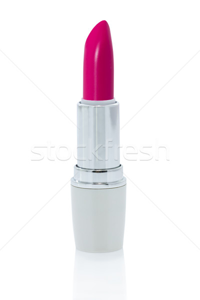 Roze lippenstift geïsoleerd witte schoonheid Stockfoto © stoonn