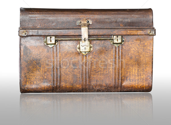 Old metal  treasure chest   Stock photo © stoonn