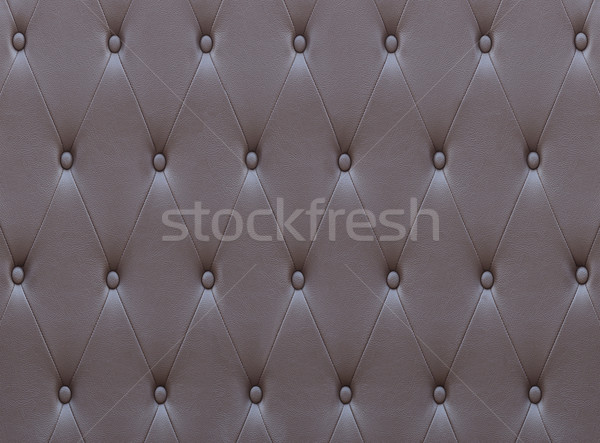 Patrón marrón cuero asiento tapicería pared Foto stock © stoonn