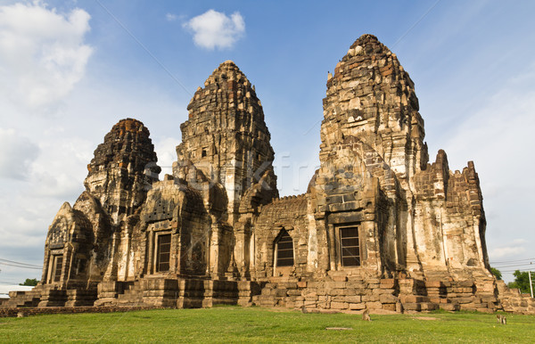 Wat Phra Prang Sam Yot  Stock photo © stoonn