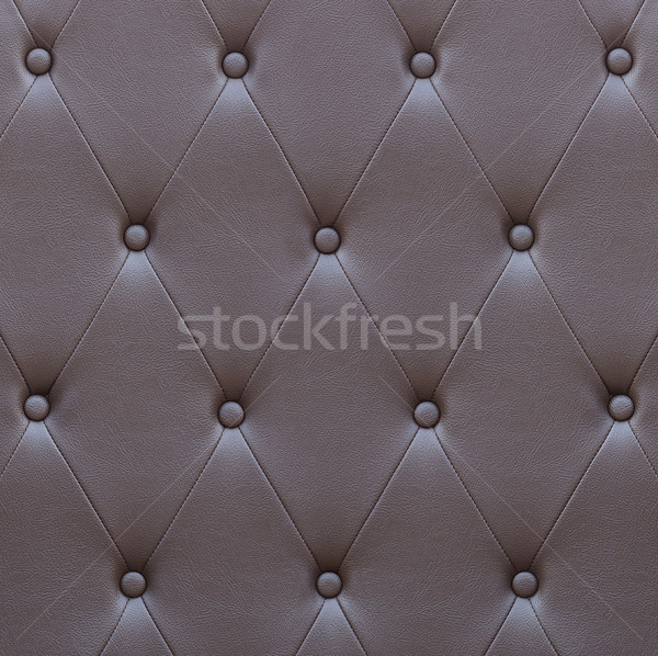 Pattern of brown leather seat upholstery Stock photo © stoonn