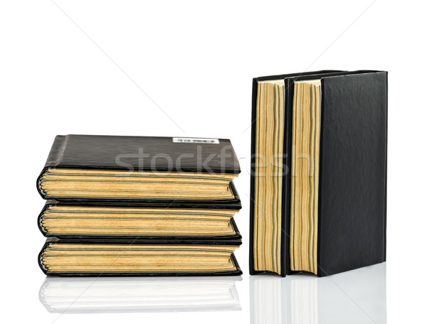 Noir livre ombre blanche éducation [[stock_photo]] © stoonn