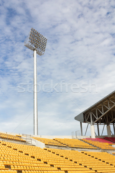The Stadium Spot-light tower over Blue Sky Stock photo © stoonn