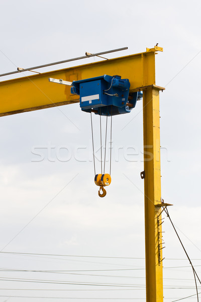  Hook of construction crane Stock photo © stoonn