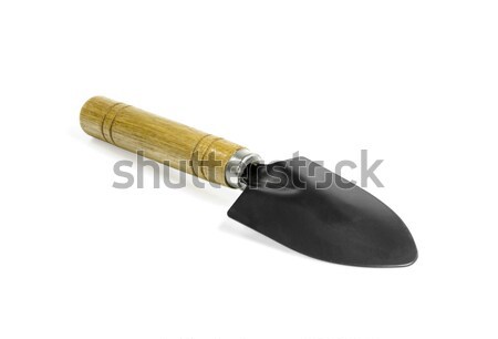 Steel shovel with a wooden handle Stock photo © stoonn