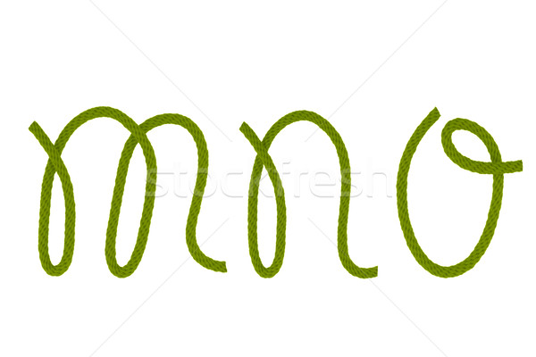 Foto stock: Verde · fibra · cuerda · forma · carta · madera