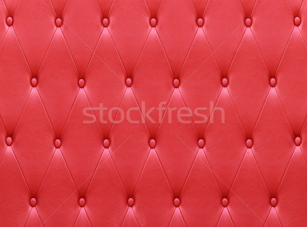 Lujoso rojo cuero asiento tapicería pared Foto stock © stoonn