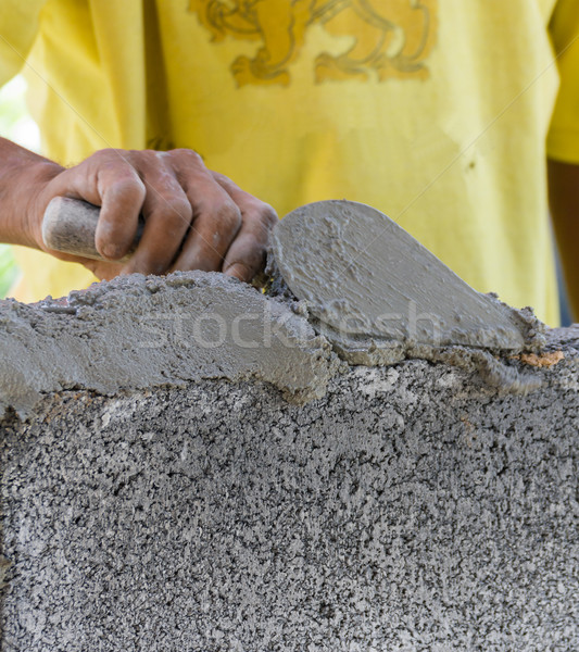 Bricklayer  Stock photo © stoonn
