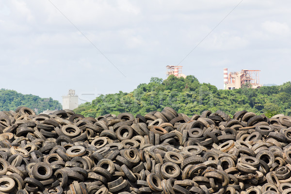 Old Tires heap  Stock photo © stoonn