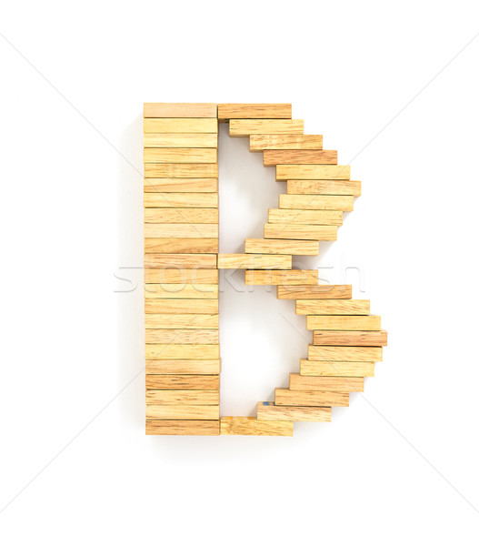 Wooden Domino Alphabet B Stock Photo Sak Paname Stoonn 3274730 Wooden Domino Alphabet B By