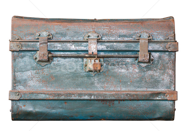 Old metal  treasure chest   Stock photo © stoonn