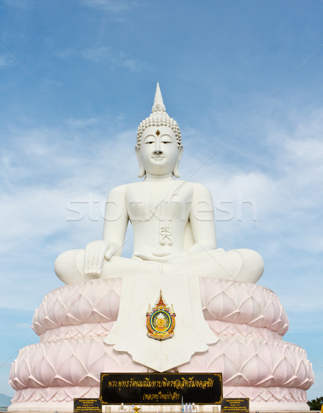 White Buddha statue Stock photo © stoonn