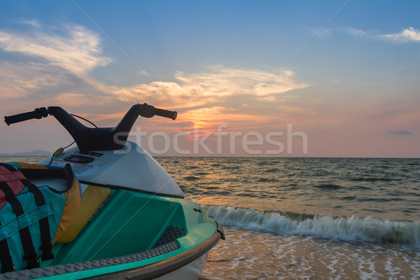 Jet ski on  beach  Stock photo © stoonn