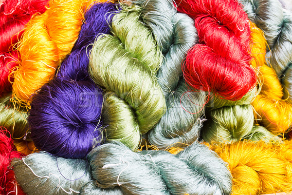  Silk threads on rows Stock photo © stoonn