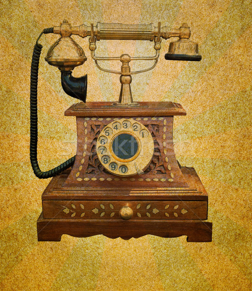  Vintage Telephone Stock photo © stoonn