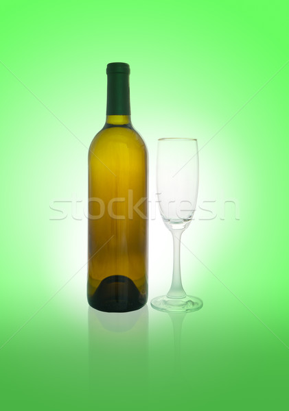 Empty bottles and glasses  Stock photo © stoonn