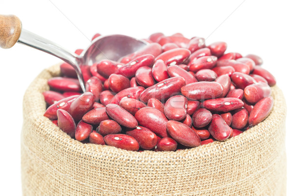 Foto stock: Riñón · frijoles · madera · taza · blanco